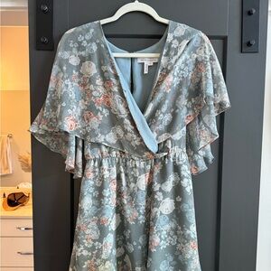 BCBG GENERATION Blue Romper